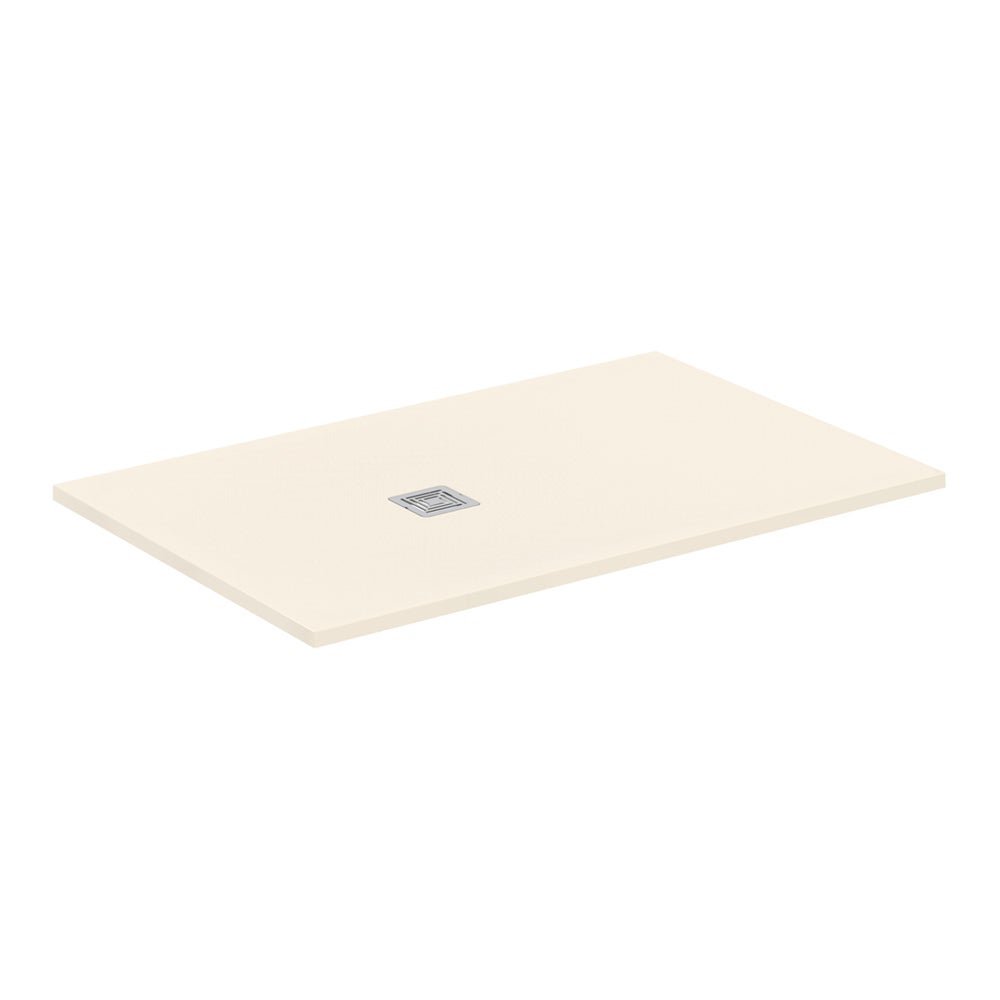 Ideal Standard Ultra Flat S + 1400 x 900mm Shower Tray - Sand - T5598FT - TAP 'N' SHOWER