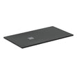 Ideal Standard Ultra Flat S + 1600 x 900mm Shower Tray - Jet Black - T5601FV - TAP 'N' SHOWER