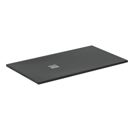 Ideal Standard Ultra Flat S + 1600 x 900mm Shower Tray - Jet Black - T5601FV - TAP 'N' SHOWER
