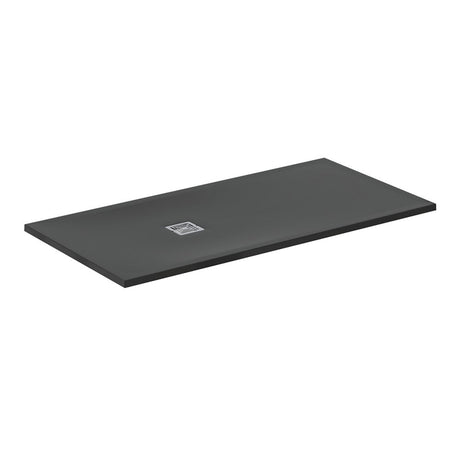 Ideal Standard Ultra Flat S + 1600 x 800mm Shower Tray - Jet Black - T5602FV - TAP 'N' SHOWER