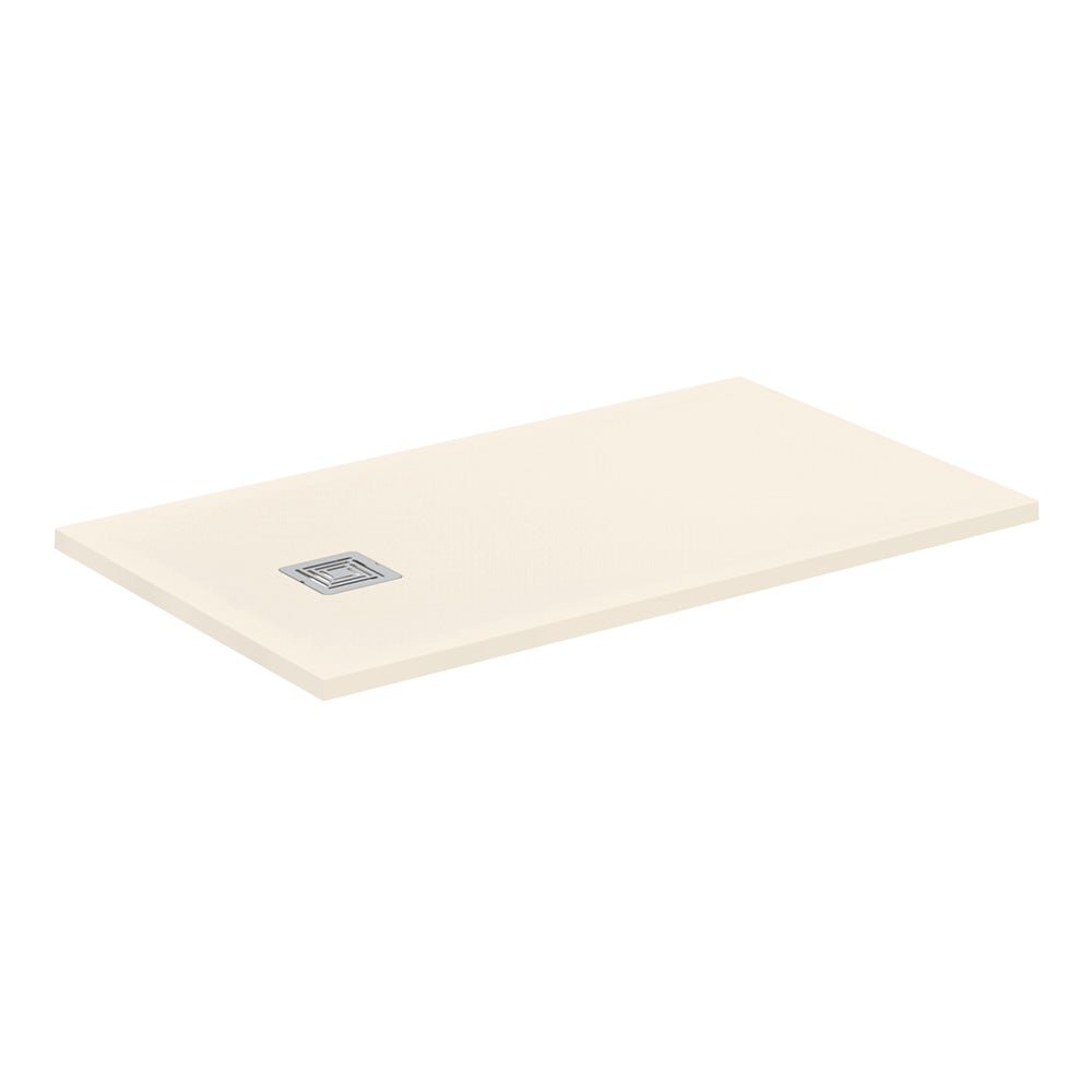Ideal Standard Ultra Flat S + 1200 x 700mm Shower Tray - Sand - T5603FT - TAP 'N' SHOWER