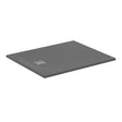 Ideal Standard Ultra Flat S + 1200 x 100mm Shower Tray - Concrete Grey - T5605FS - TAP 'N' SHOWER