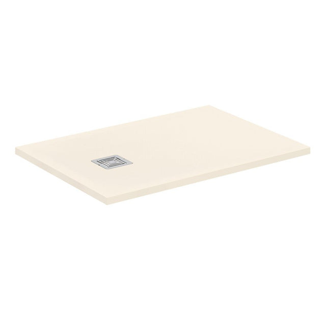 Ideal Standard Ultra Flat S + 1000 x 700mm Shower Tray - Sand - T5606FT - TAP 'N' SHOWER