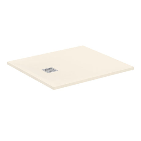 Ideal Standard Ultra Flat S + 1000 x 900mm Shower Tray - Sand - T5607FT - TAP 'N' SHOWER