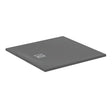 Ideal Standard Ultra Flat S + 1000 x 1000mm Shower Tray - Concrete Grey - T5608FS - TAP 'N' SHOWER