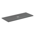 Ideal Standard Ultra Flat S + 1700 x 700mm Shower Tray - Concrete Grey - T5614FS - TAP 'N' SHOWER