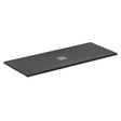 Ideal Standard Ultra Flat S + 1700 x 700mm Shower Tray - Jet Black - T5614FV - TAP 'N' SHOWER