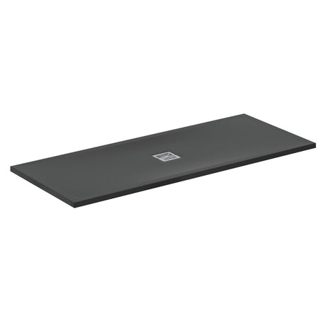 Ideal Standard Ultra Flat S + 1700 x 700mm Shower Tray - Jet Black - T5614FV - TAP 'N' SHOWER