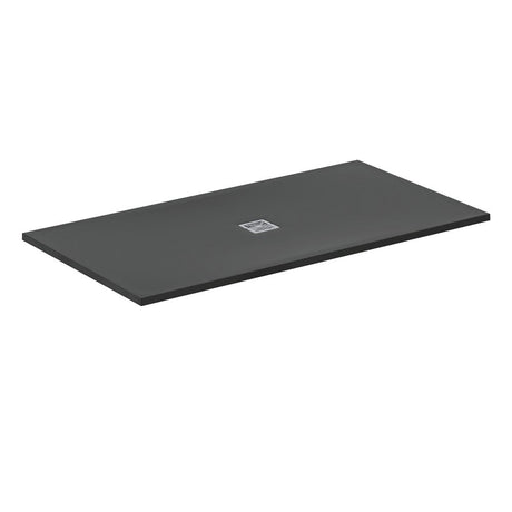 Ideal Standard Ultra Flat S + 1700 x 900mm Shower Tray - Jet Black - T5616FV - TAP 'N' SHOWER