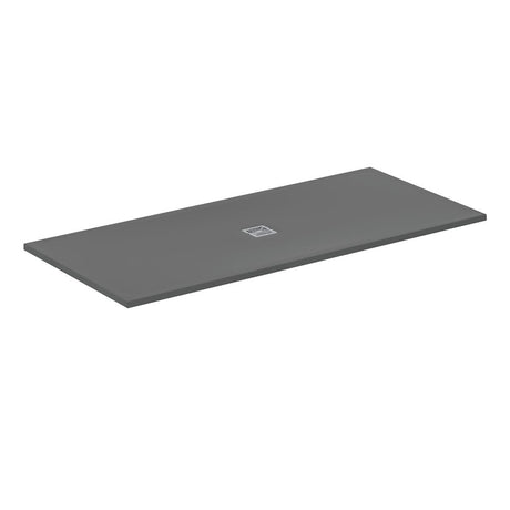 Ideal Standard Ultra Flat S + 2000 x 900mm Shower Tray - Concrete Grey - T5618FS - TAP 'N' SHOWER