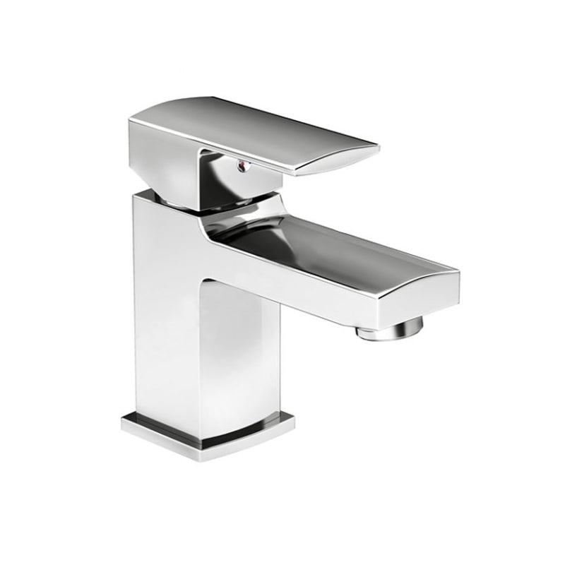 Oakham Paron Basin Mixer Tap - Lever Handle With Click Waste - Chrome