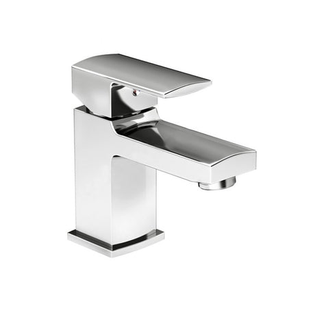 Oakham Paron Basin Mixer Tap - Lever Handle With Click Waste - Chrome