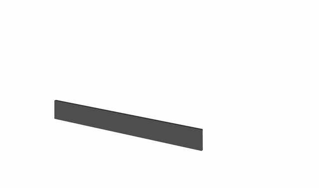 Hudson Reed Fusion grey gloss 1250mm bathroom plinth with sleek modern design and durable wood construction