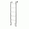 Vogue Art Moderne 7 Heated Towel Rail 943mm High x 600mm Wide, Electric - OG011B BR094060CP-E