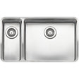 Reginox Ohio Elite Main Bowl Right Integrated Kitchen Sink 18 x 40 + 50 x 40 - OHIO 18X40+50X40 L