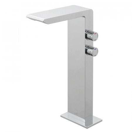 Vado Omika Extended Mono Basin Mixer chrome single lever modern basin tap
