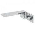 Vado Omika Wall Mounted Basin Mixer in chrome with sleek modern design and solid brass construction