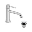 Vado Omika Slimline Deck Mounted Mono Basin Mixer Tap With Waste - Polished Chrome - OMI - 300/CC - CP - TAP 'N' SHOWER