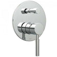 Vado Origins Concealed single lever wall-mounted chrome shower valve with diverter