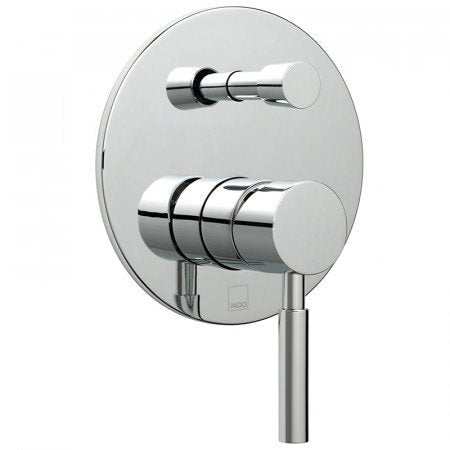 Vado Origins Concealed single lever wall-mounted chrome shower valve with diverter