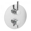 Vado Origins 1 Outlet chrome concealed thermostatic shower valve with two handles wall mounted