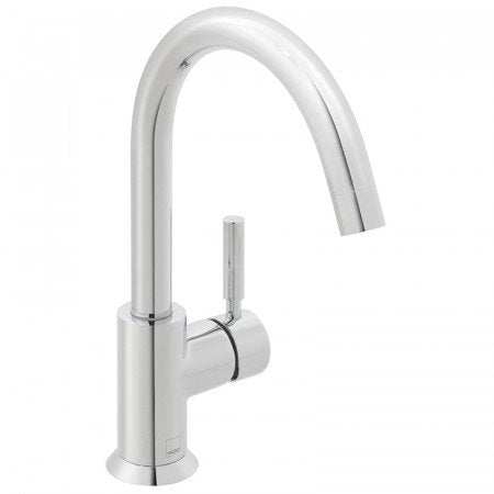 Vado Origins Mono Sink Mixer chrome single lever deck-mounted kitchen tap with swivel spout