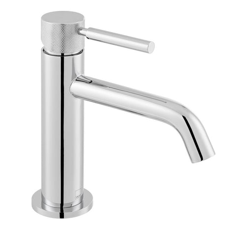 Vado Origins Slimline Mono Basin Mixer With Knurled Handle - Chrome - ORI-200/SB-CPK