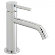 Vado Origins Slimline chrome single lever monobasin mixer tap with smooth cylindrical design