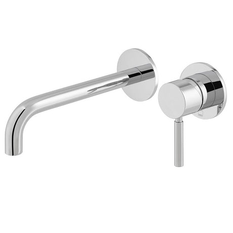 Vado Origins 2 Tapholes Slimline Wall Mounted Basin Mixer Tap With 180mm Spout - Chrome - ORI-209S/A-CP