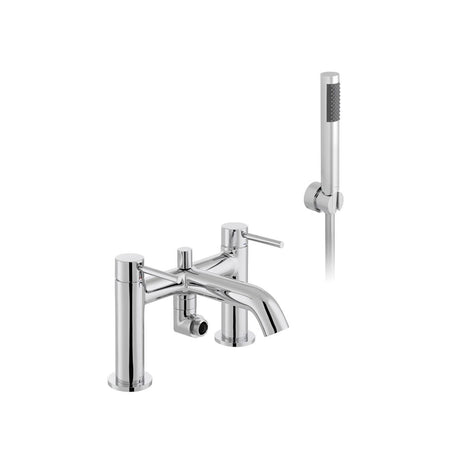 Vado Origins Bath Mixer Tap With Shower Kit  - Polished Chrome - ORI-230+K-CP