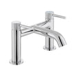 Vado Knurled Accents Bath Filler Tap - Polished Chrome - ORI - 237 - CPK - TAP 'N' SHOWER