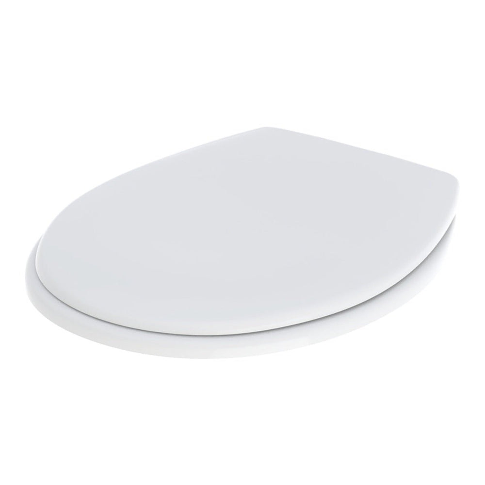 Twyford Option Toilet Seat and Cover Stainless Steel Hinge - White - OT7815WH - TAP 'N' SHOWER
