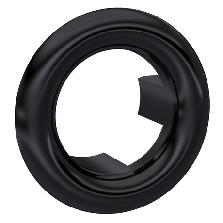 Nuie Ceramics Accessories Overflow Cover - Matt Black - OVFL02 - TAP 'N' SHOWER