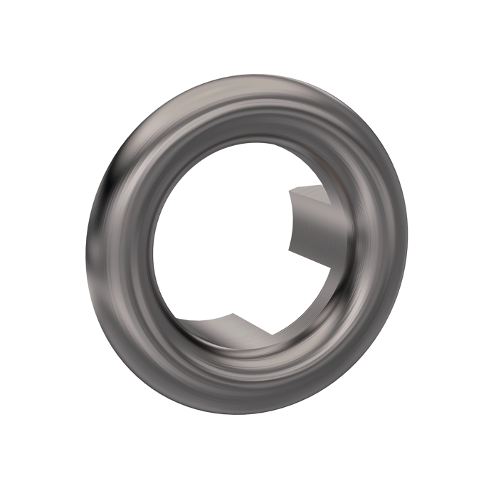 Nuie Overflow Cover - Brushed Gun Metal - OVFL07