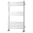 Towelrads Oxfordshire Straight Heated Towel Rail 750mm High x 500mm Wide - White - 120954