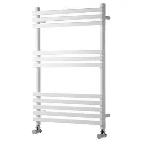 Towelrads Oxfordshire Straight Heated Towel Rail 750mm High x 500mm Wide - White - 120954