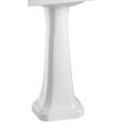 Burlington White Full Pedestal - P1