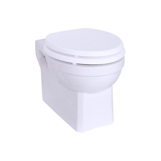 Burlington White Wall Hung WC Pan - P10