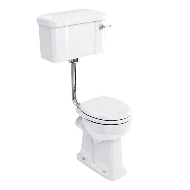Burlington Regal White Low Level & High Level WC Pan Raised Height 48.