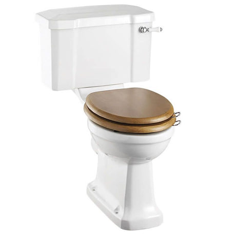 Burlington White Rimless Close Coupled WC Pan with Horizontal Outlet - P20
