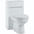 Scudo Bella Floorstanding WC Unit 510mm Wide - Gloss White - PAINT-BELLA-500WCUNIT-GWTE