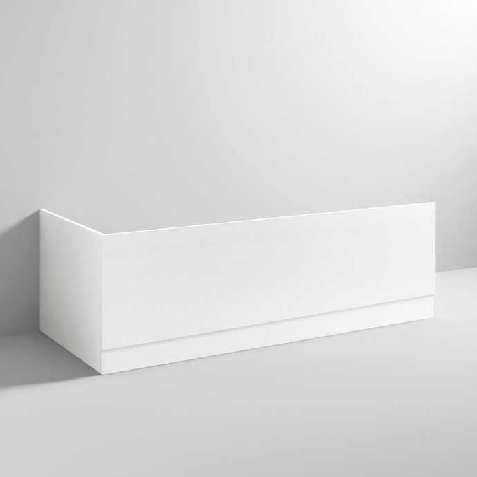 Nuie Bath Panels Gloss White Contemporary 1800 Front Panel - PAN141