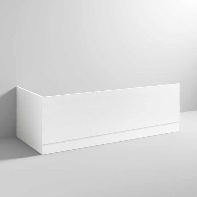 Nuie Bath Panels Gloss White Contemporary 1800 Front Panel - PAN141
