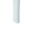 Britton My Home full pedestal in white with smooth rounded edges and gloss vitreous china finish