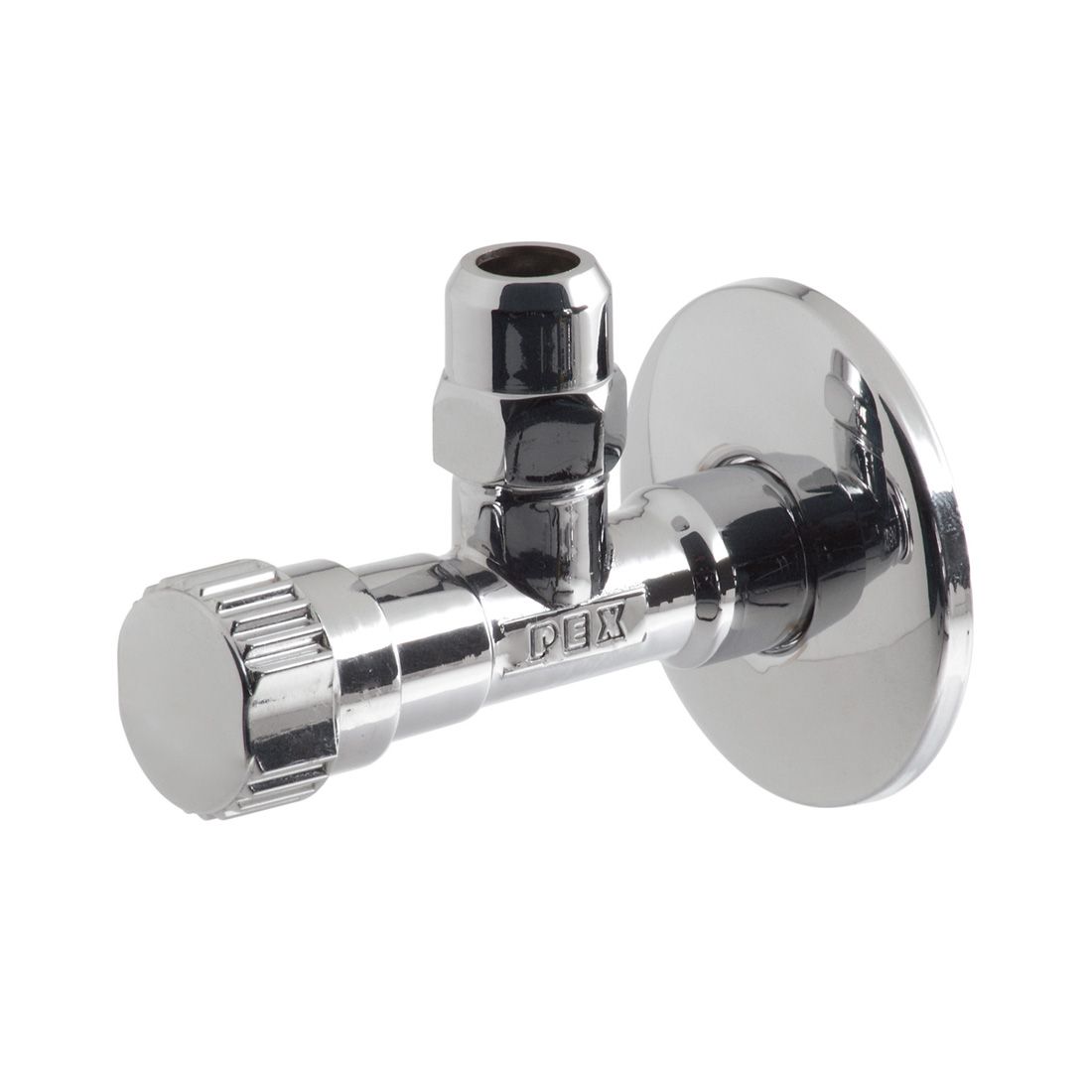 Vado Wastes & Fittings Angle Valve 1/2" X 3/8" With Compression Nut 10mm - Chrome - PEX-228A-C/P