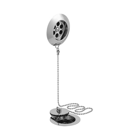 Vado Wastes & Fittings Stowaway Bath Waste Metal Plug And Chain 1.1/2" - Chrome - PEX-KITB-STOW-C/P