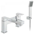Vado Phase 2 Hole Bath Shower Mixer single lever deck mounted chrome bath tap with shower kit