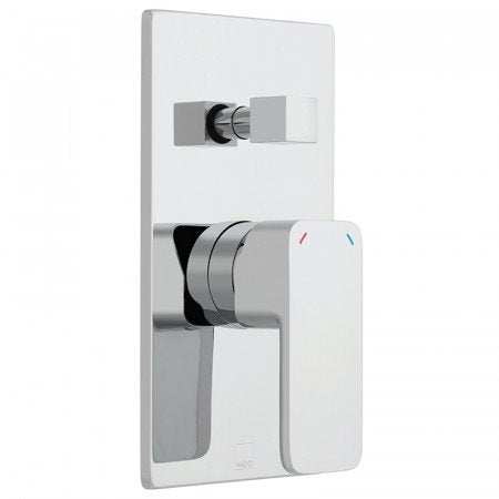 Vado Phase Concealed single lever wall mounted chrome shower valve with diverter