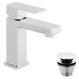 Vado Phase Single Taphole Mono Basin Mixer Tap with Universal Waste and Ecoturn Technology  - Chrome - PHA-200FW/CC-CP