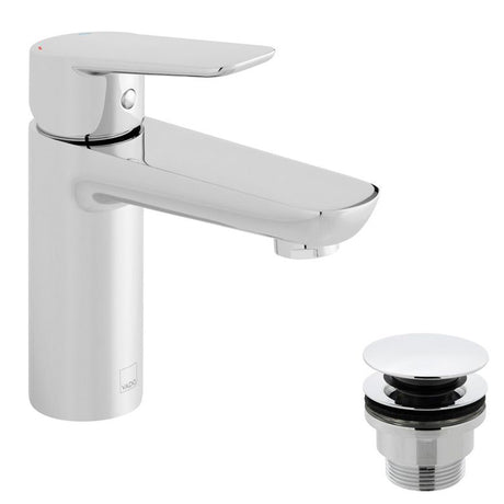 Vado Photon Single Taphole Mono Basin Mixer Tap with Universal Waste - Chrome - PHO-100F/CC-C/P